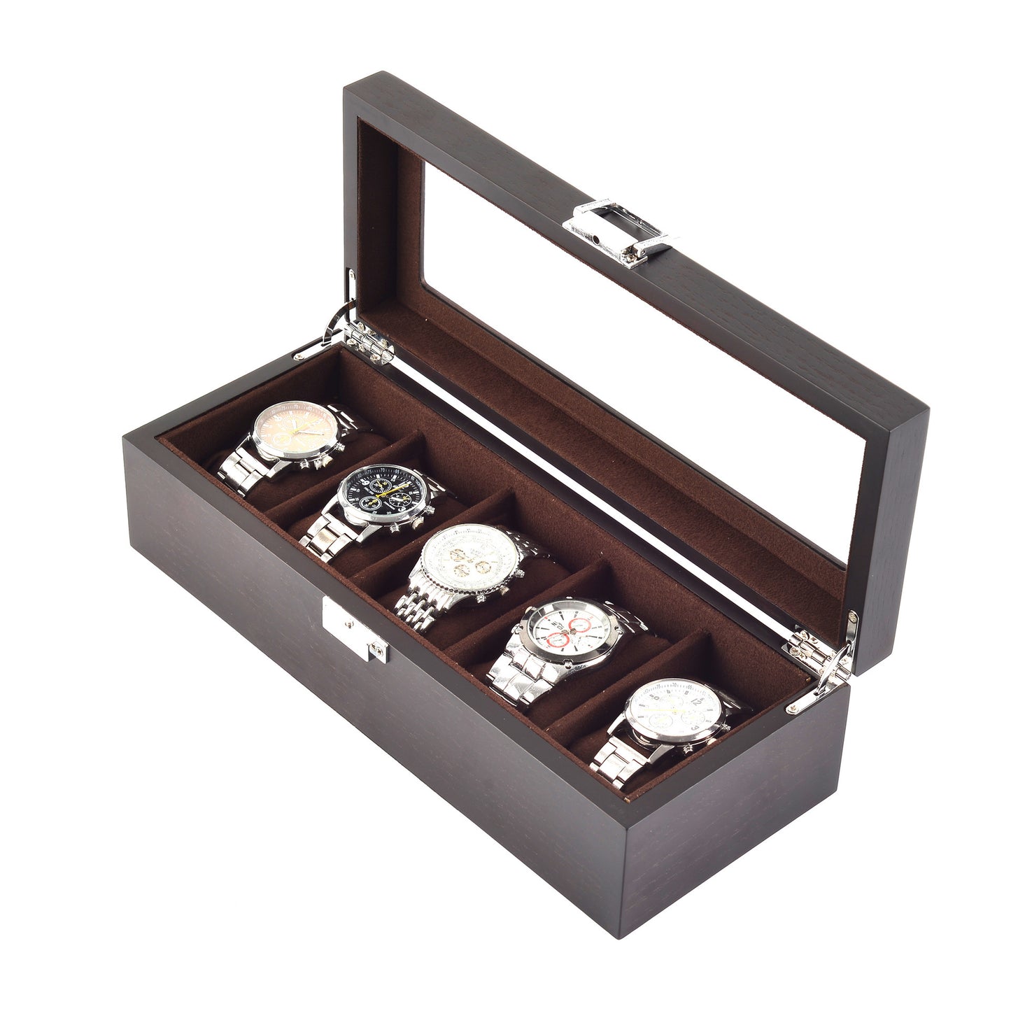 Vintage wooden jewelry watch box