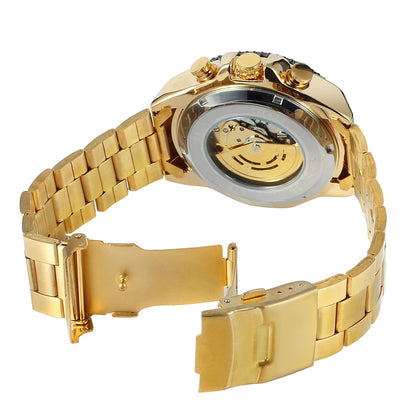Hollow men's automatic mechanical watch