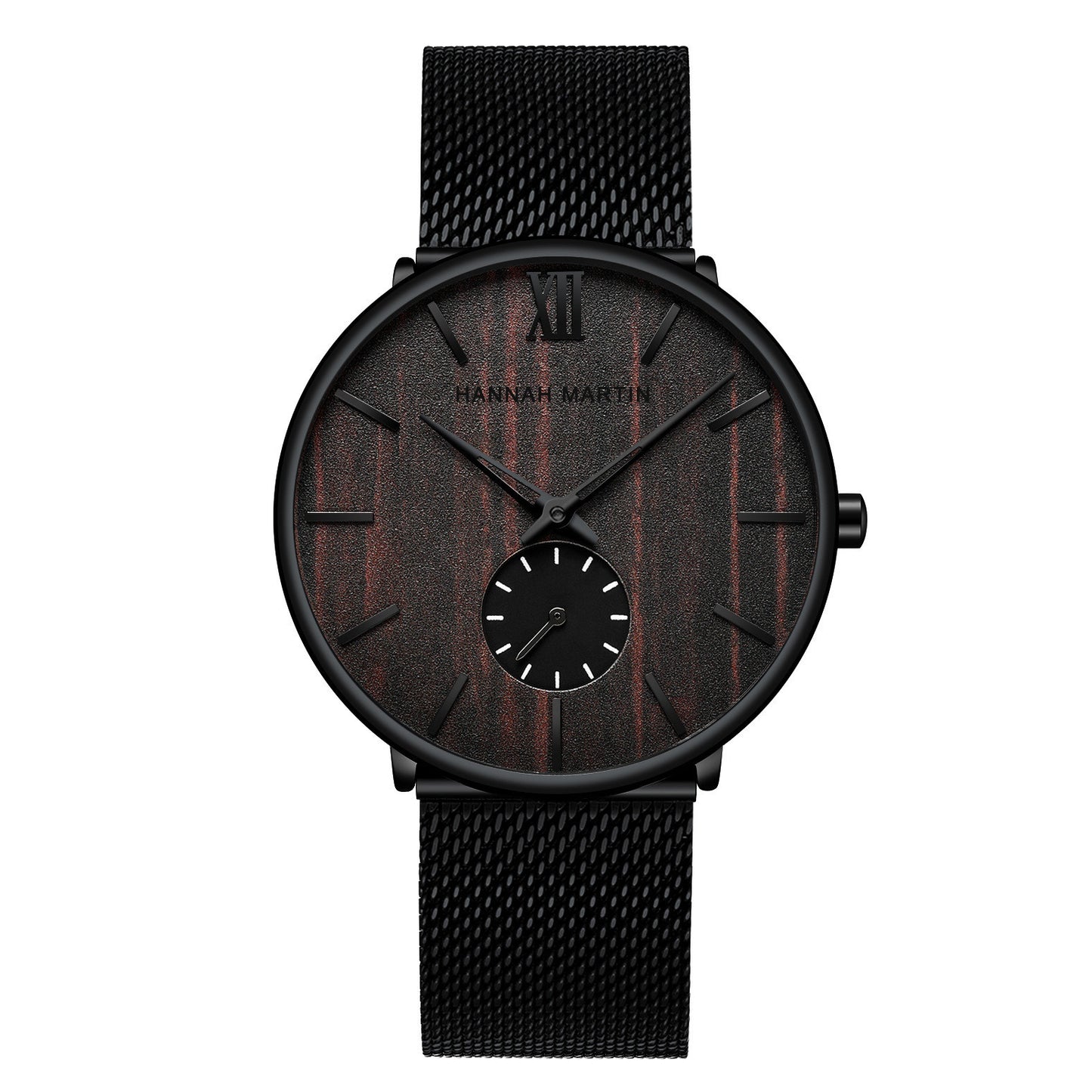 Stainless steel mesh strap watch