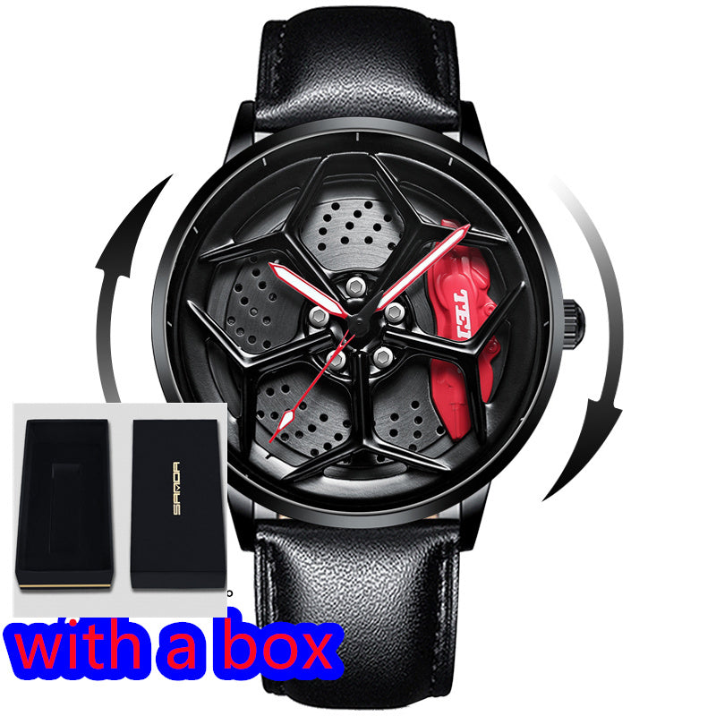 Men's And Women's Fashion Three-dimensional Hollow Modified Waterproof Watch