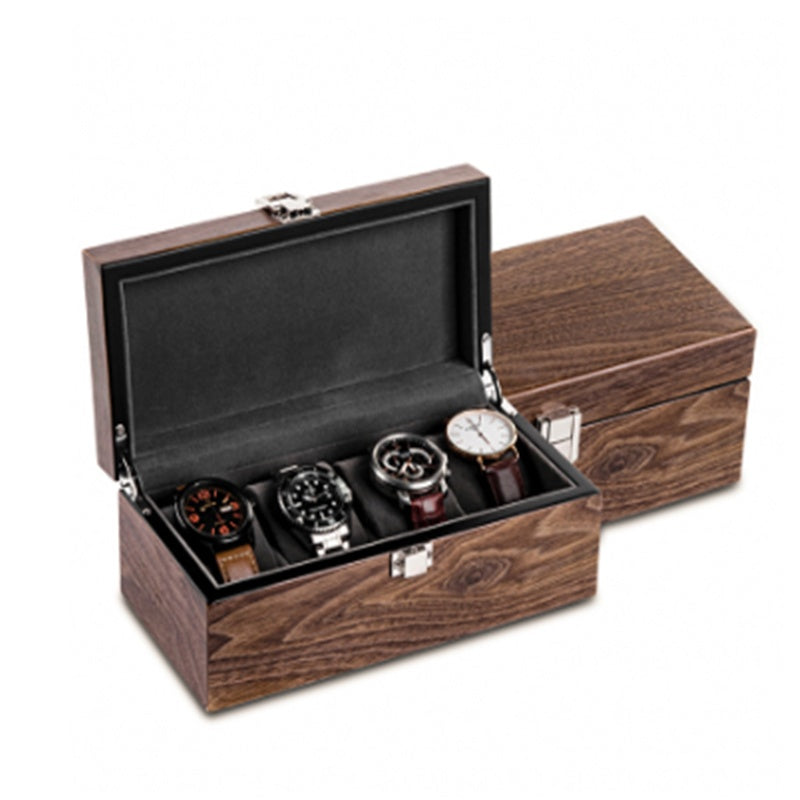 Walnut Watch Storage Organizer Box Simple Household