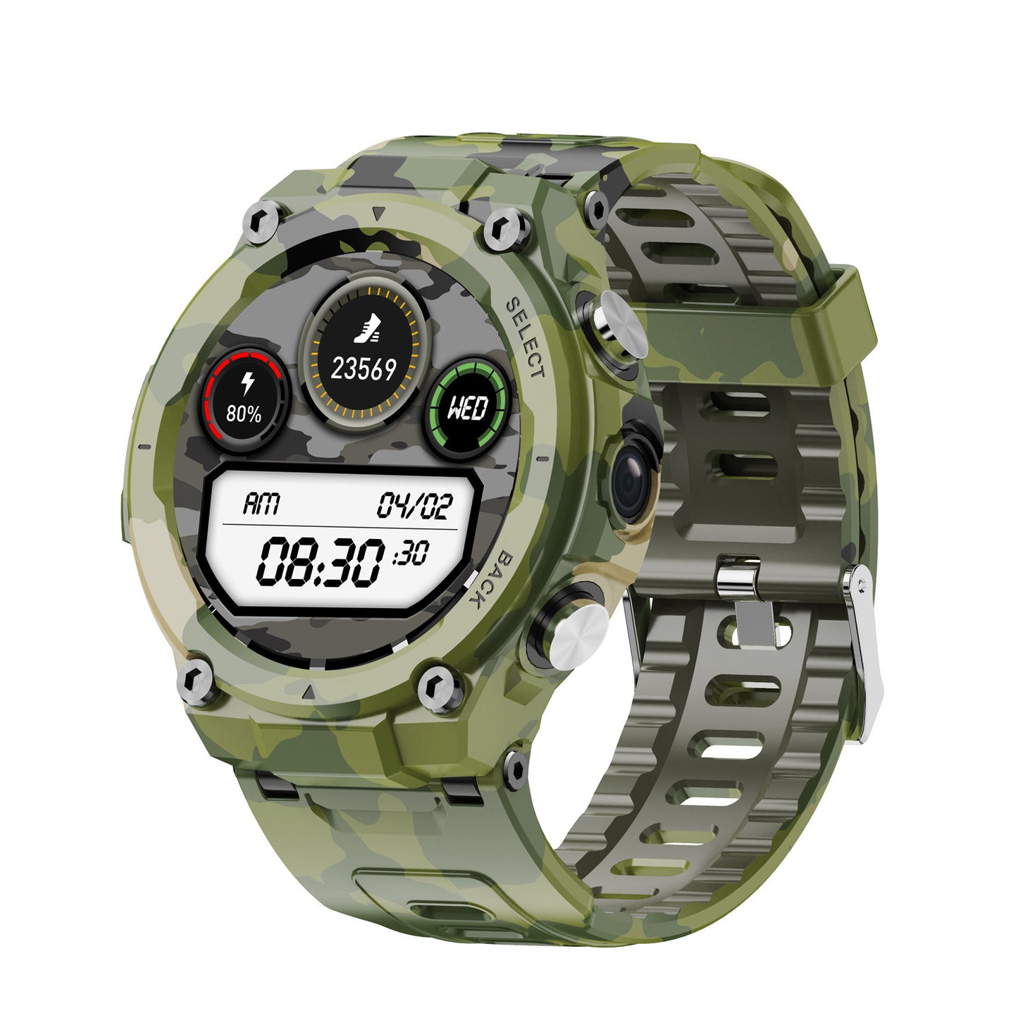 Full-circle Full-view Bluetooth 4G Card Three-proof Watch