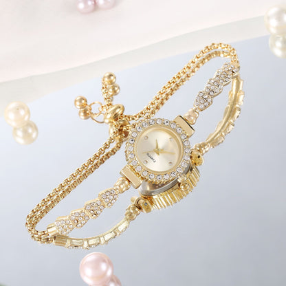 Reloj de pulsera ajustable Reloj de cuarzo para mujer