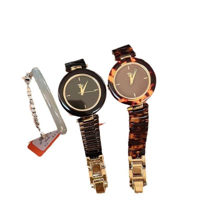 Reloj de mujer Hawksbill Amber Retro Fashion Saving High Sense