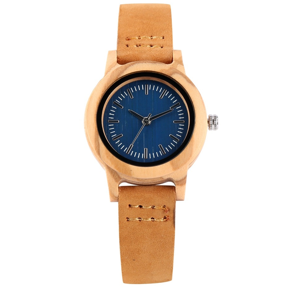 Small and exquisite wooden watch