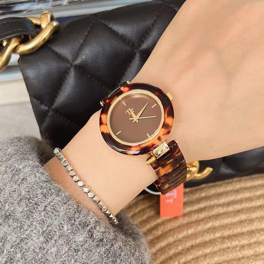 Reloj de mujer Hawksbill Amber Retro Fashion Saving High Sense