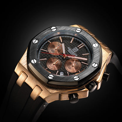 Multifunctional men's quartz watch