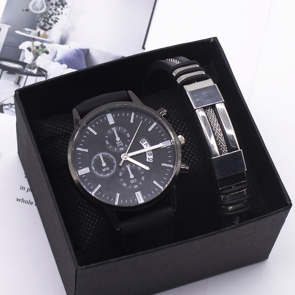 Conjunto de dos piezas de relojes para hombre de comercio exterior