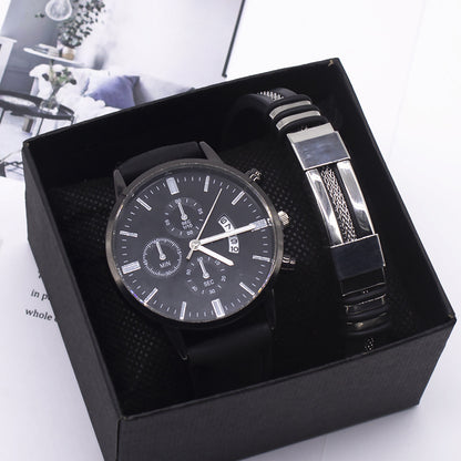 Conjunto de dos piezas de relojes para hombre de comercio exterior