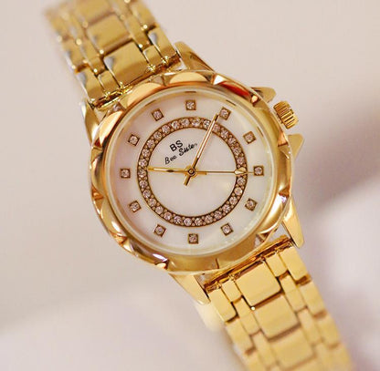 Reloj BS nuevo con diamantes para mujer