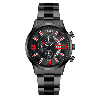 Reloj de moda para hombre con calendario digital grande