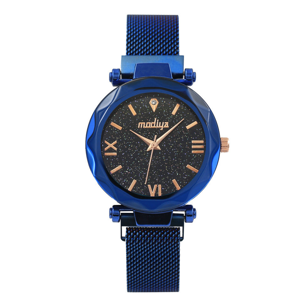 Reloj de cuarzo para mujer, conjunto de pulsera y reloj