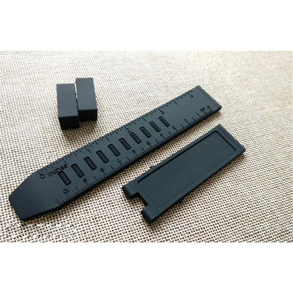 23mm silicone strap