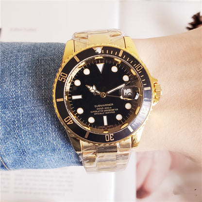 Stainless steel mechanical watch