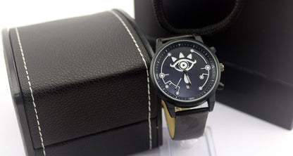 Luminous three-dimensional quartz watch
