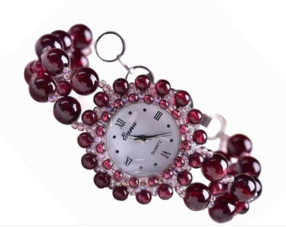 Reloj pulsera granate