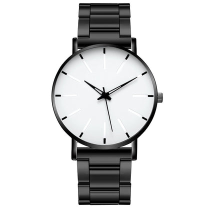 Casual Business Ultra-Thin Stainless Steel Strap Men's Watch