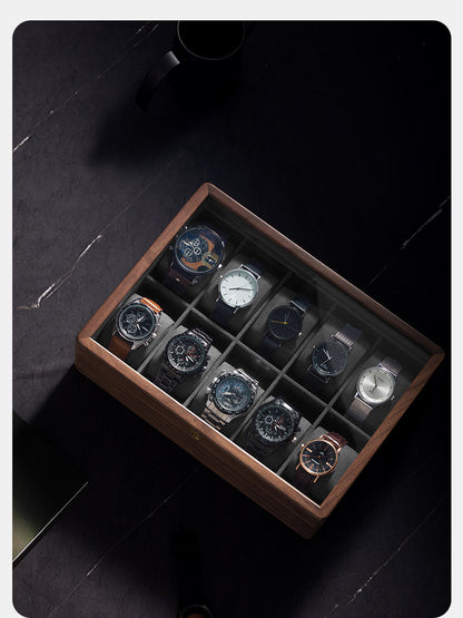 Solid Wood Mechanical Watch Storage Box Display Box