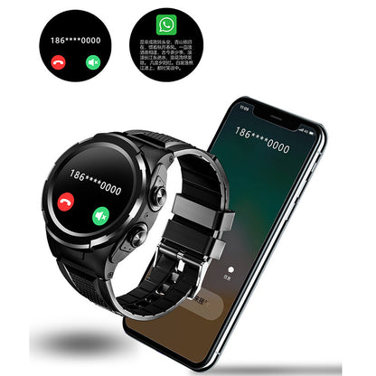 Reloj con auriculares inteligente simple dos en uno