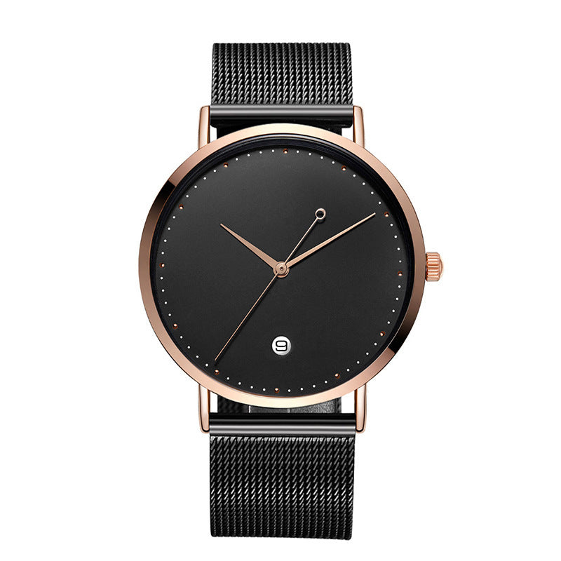 Reloj de cuarzo con esfera en blanco