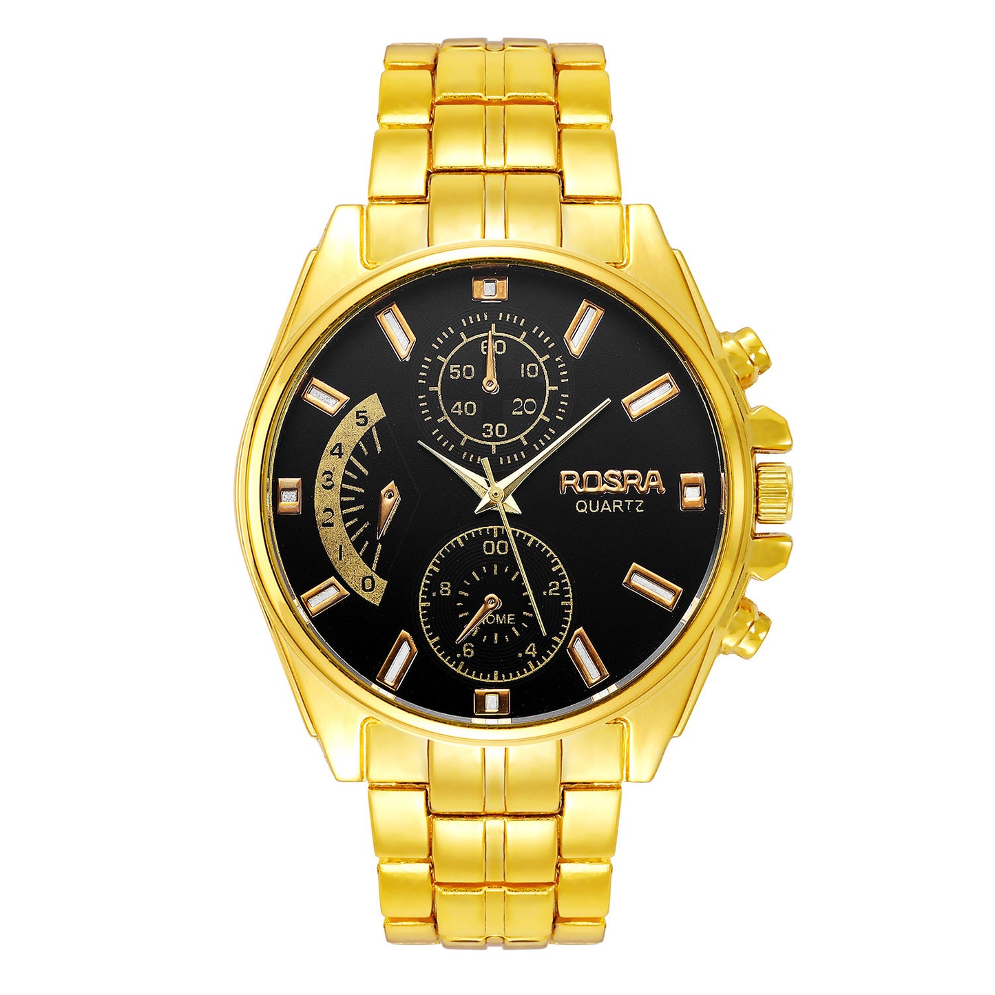 Nuevo estilo de moda reloj de cuarzo de aleación de oro