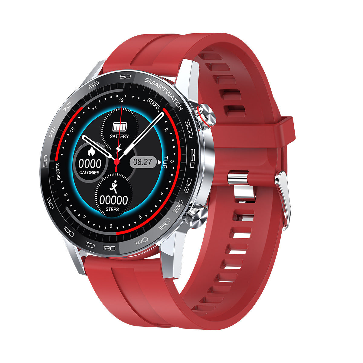 Round Screen Smart Watch Waterproof Sports Bracelet