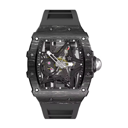 CRONUSART Pentagon Knight Carbon Fiber Series Luxury Automatic Mechanical Watch