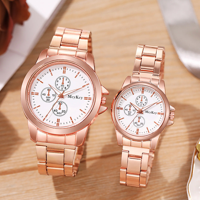 Reloj sencillo de acero para mujer