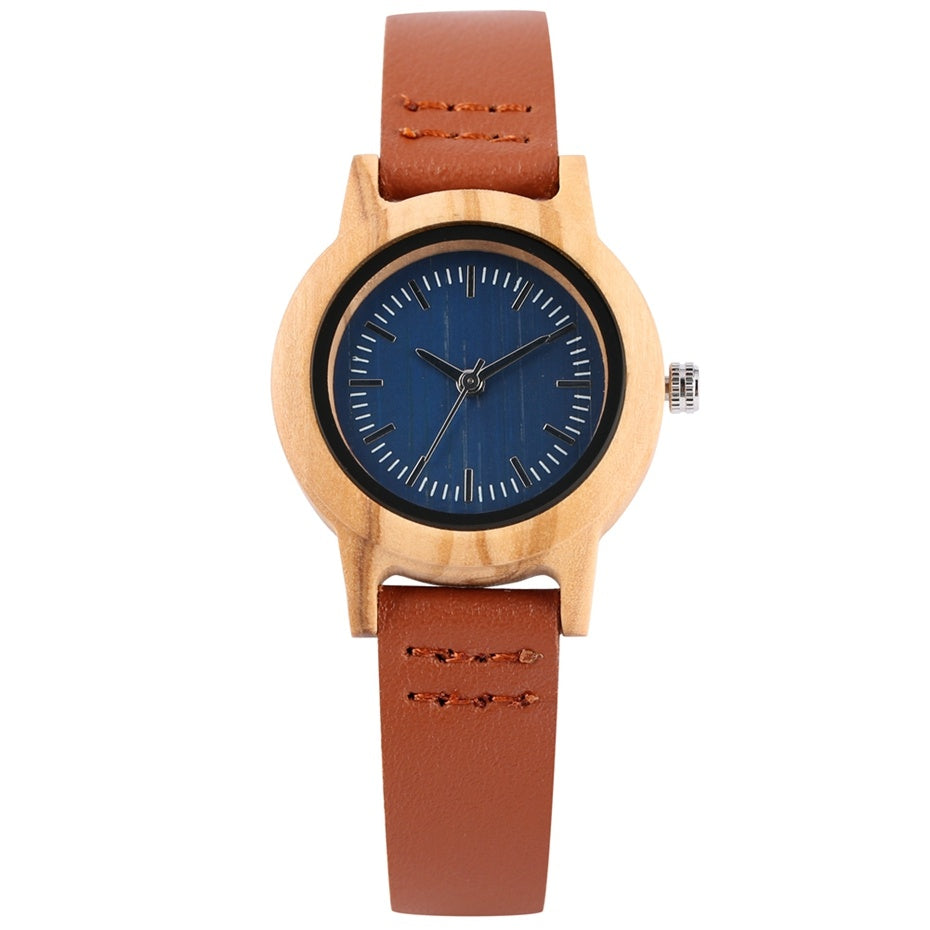 Small and exquisite wooden watch