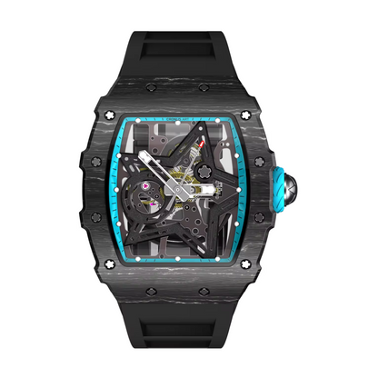 CRONUSART Pentagon Knight Carbon Fiber Series Luxury Automatic Mechanical Watch