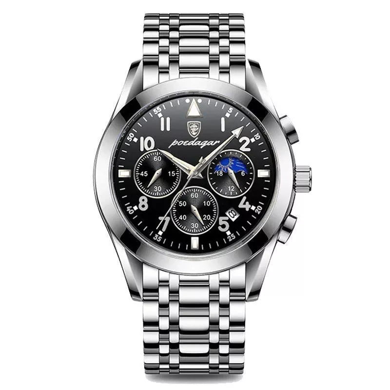 Reloj multifunción para hombre, resistente al agua y luminoso.