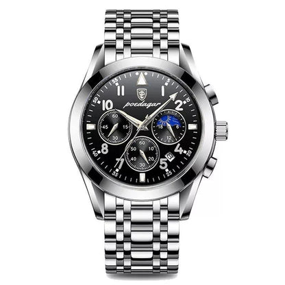 Reloj multifunción para hombre, resistente al agua y luminoso.