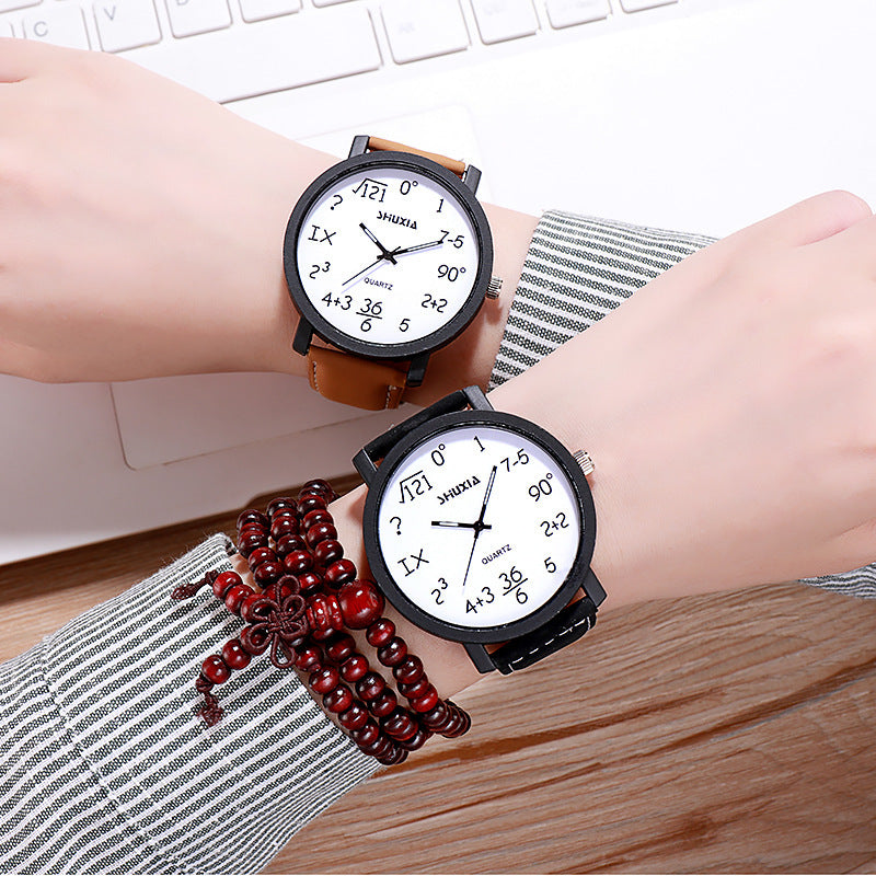 Reloj creativo, sencillo, versátil y moderno para mujer