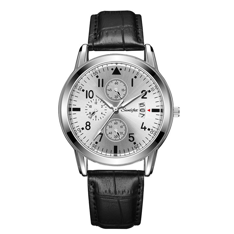 Reloj de cuarzo de moda para hombre.