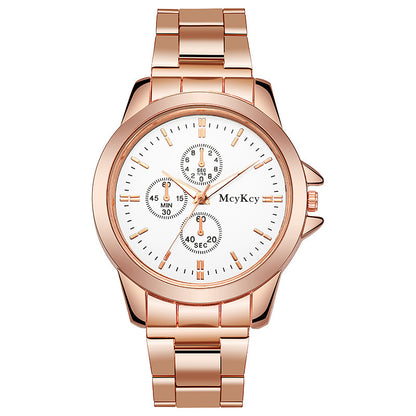 Reloj sencillo de acero para mujer