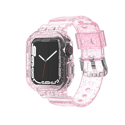 Reloj con correa transparente integrada Glaciar