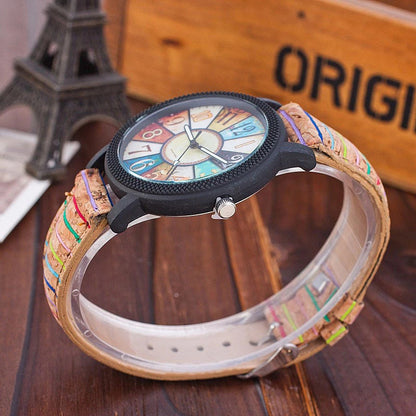 Reloj de pulsera de cuarzo para mujer, estilo vintage, informal, de cuero, regalo