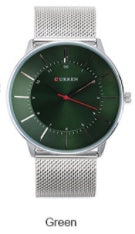 Reloj de hombre con correa de acero, reloj de hombre resistente al agua, reloj de cuarzo, reloj de hombre de negocios