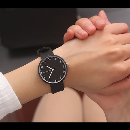 Student Korean Style Simple Elegant Fashion Casual Jelly Junior And Middle School Students Quartz Watch