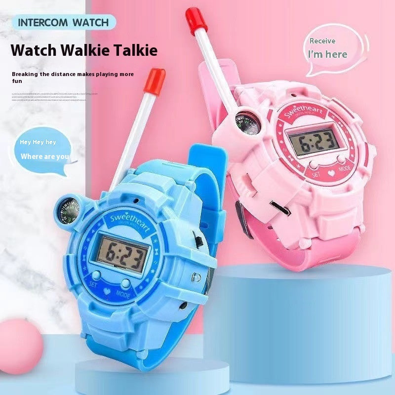 A Pair Of Children's Toy Walkie-talkie Watch Long-distance HD Wireless Call