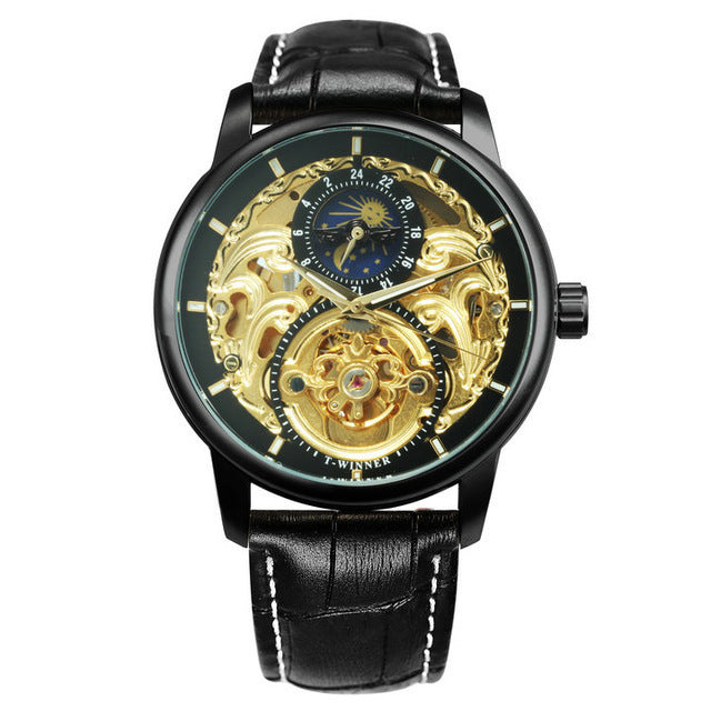 Fashion Casual Skeleton Automatic Mechanical Watch