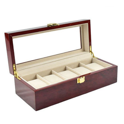 Painted Wooden Watch Box High-End Watch Storage Box