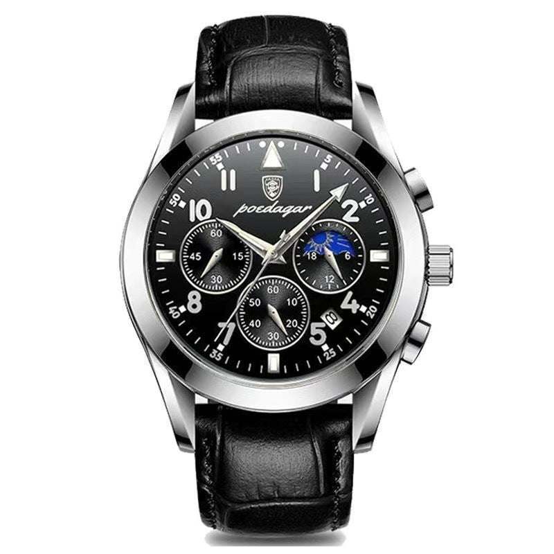 Reloj multifunción para hombre, resistente al agua y luminoso.