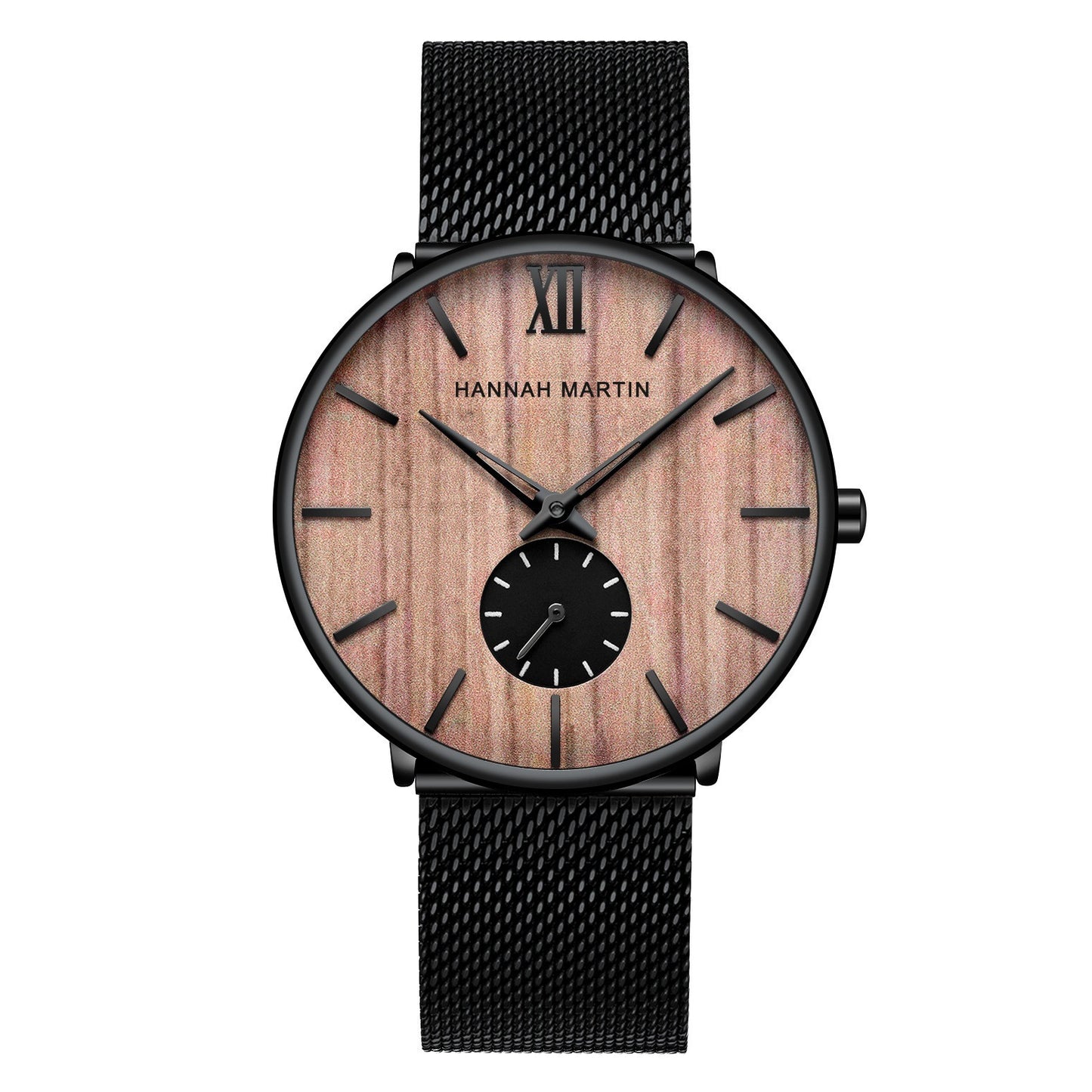 Stainless steel mesh strap watch