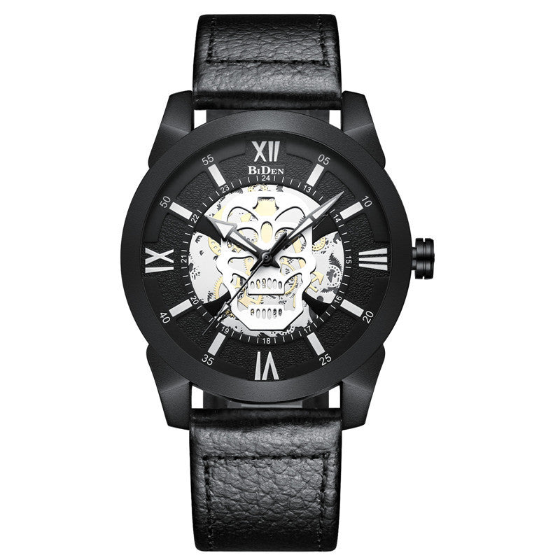 Reloj de cuarzo hueco para hombre Biden Reloj para hombre Reloj para hombre Casual