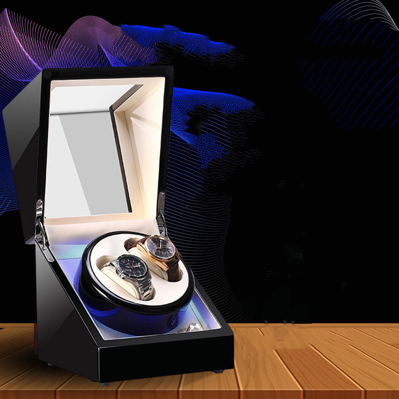 Fashion Simple Automatic Winding Box Watch Turner