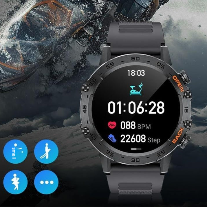 Reloj inteligente con llamadas Bluetooth K52 Modo de espera ultralargo