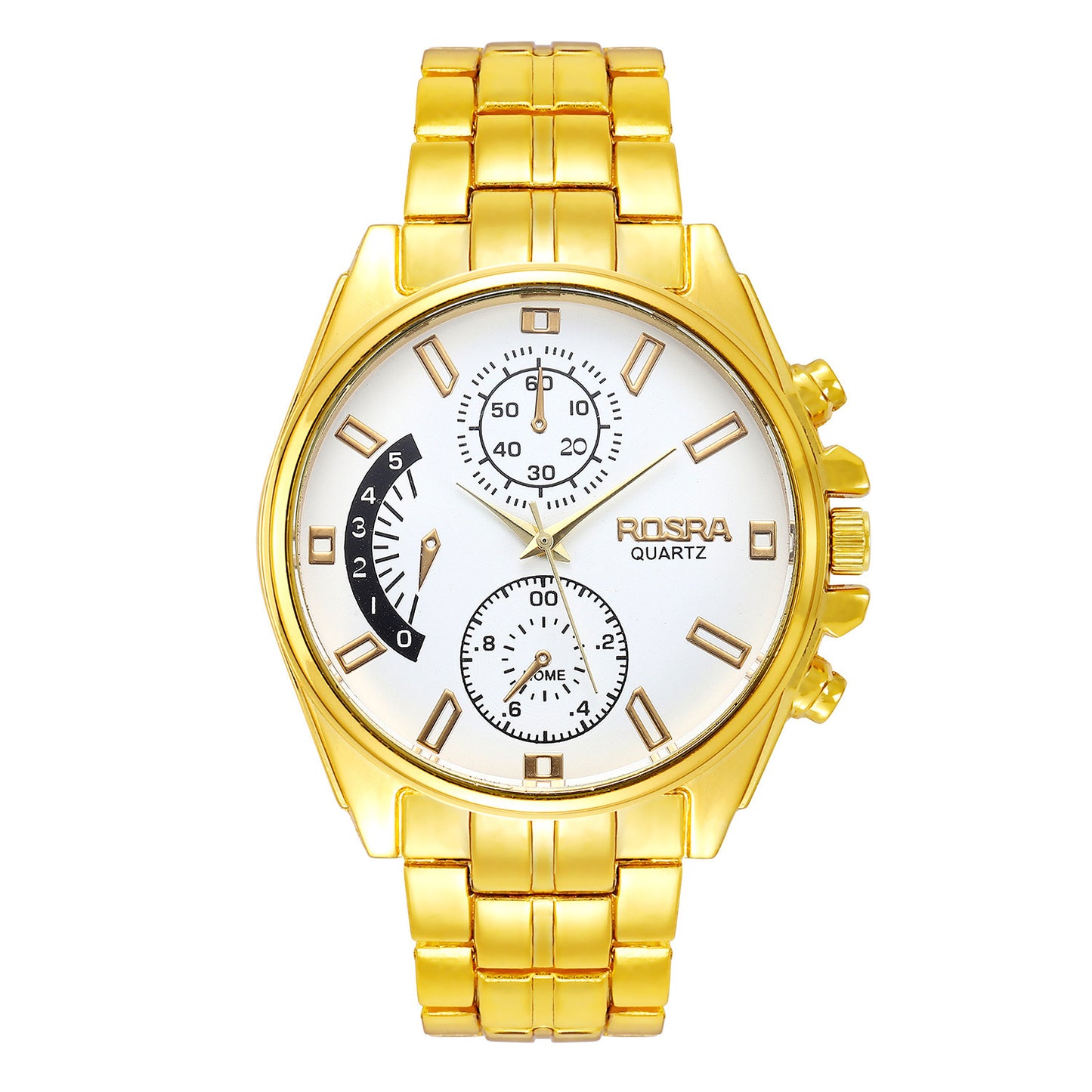 Nuevo estilo de moda reloj de cuarzo de aleación de oro