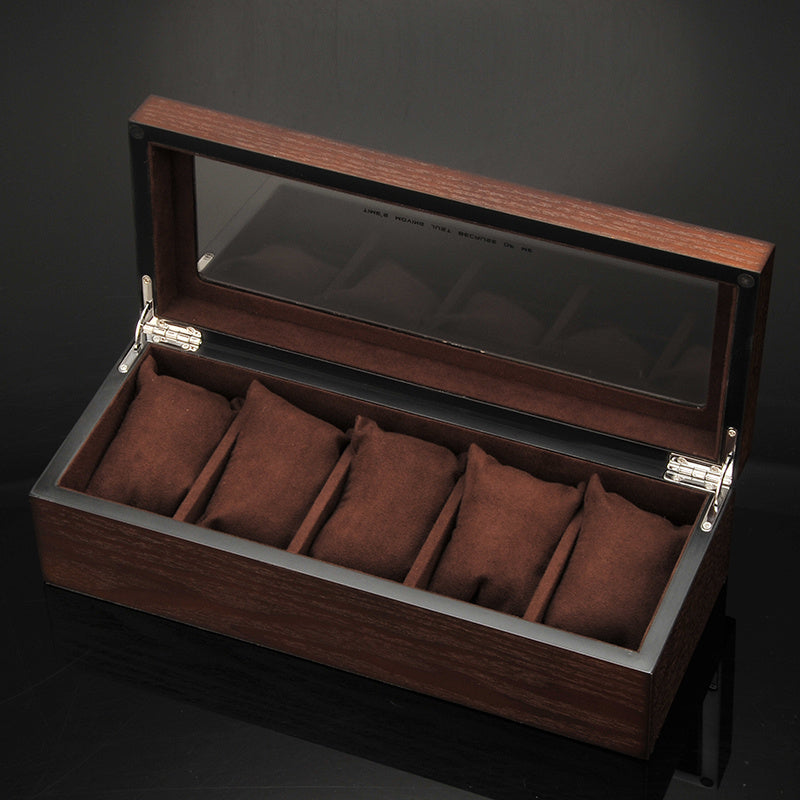 Portable Simple Wooden Watch Storage Box