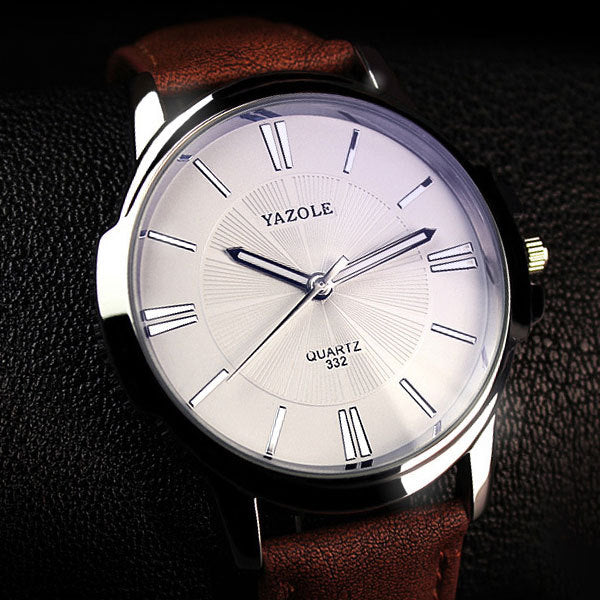 Reloj de cuarzo de moda YAZOLE para hombre, relojes de marca superior de lujo para hombre, reloj de pulsera de negocios para hombre, reloj masculino Hodinky 